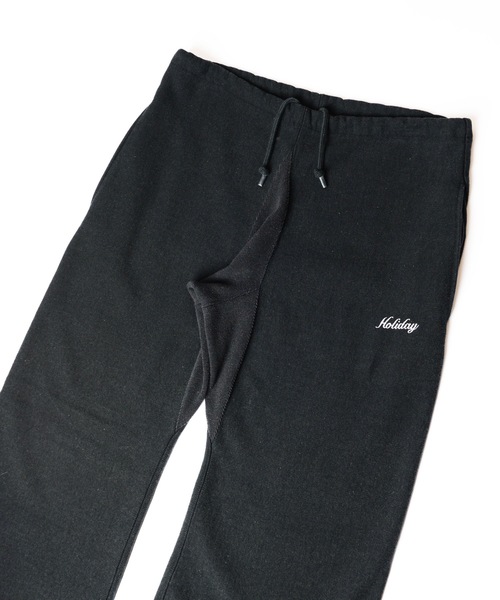HOLIDAY（ホリデイ）の「ULTRA HEAVY SWEAT WIDE PANTS (HOLIDAY) ウルトラヘビースウェットワイドパンツ (ホリデイ)（スウェットパンツ・レディース・ブラック/シルバーグレー・ONE SIZE）」の16枚目の写真