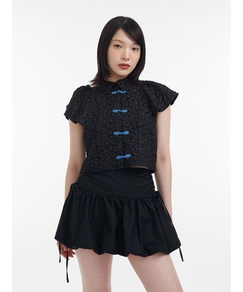 jouetie（ジュエティ）の「フレアスリーブチャイナブラウス（シャツ/ブラウス・レディース・アイボリー/ブラック・MEDIUM）」の16枚目の写真