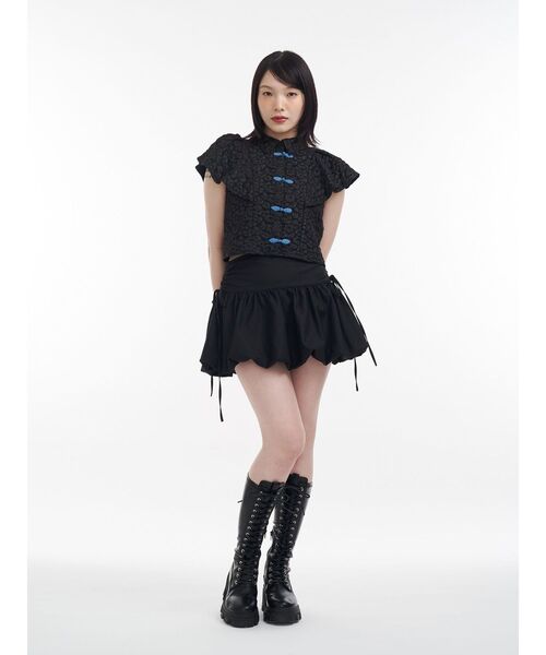 jouetie（ジュエティ）の「フレアスリーブチャイナブラウス（シャツ/ブラウス・レディース・アイボリー/ブラック・MEDIUM）」の20枚目の写真