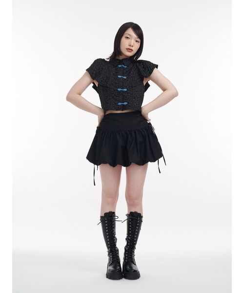 jouetie（ジュエティ）の「フレアスリーブチャイナブラウス（シャツ/ブラウス・レディース・アイボリー/ブラック・MEDIUM）」の21枚目の写真