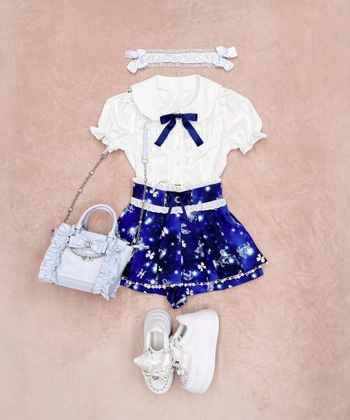 Ank Rouge(アンクルージュ)の「DREAMY CONSTELLATIONスカパン(スカート・レディース・ブルー/ネイビー/ピンク・M)」の15枚目の写真