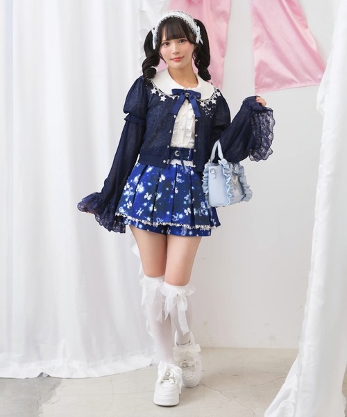 Ank Rouge(アンクルージュ)の「DREAMY CONSTELLATIONスカパン(スカート・レディース・ブルー/ネイビー/ピンク・M)」の4枚目の写真