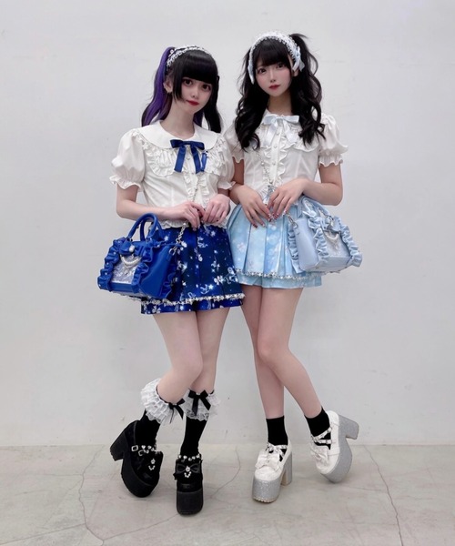 Ank Rouge(アンクルージュ)の「DREAMY CONSTELLATIONスカパン(スカート・レディース・ブルー/ネイビー/ピンク・M)」の8枚目の写真