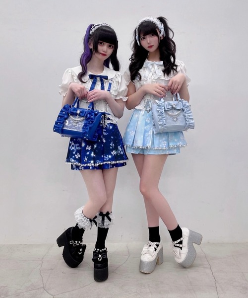 Ank Rouge(アンクルージュ)の「DREAMY CONSTELLATIONスカパン(スカート・レディース・ブルー/ネイビー/ピンク・M)」の9枚目の写真