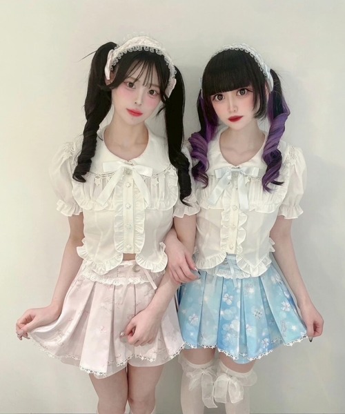 Ank Rouge(アンクルージュ)の「DREAMY CONSTELLATIONスカパン(スカート・レディース・ブルー/ネイビー/ピンク・M)」の11枚目の写真