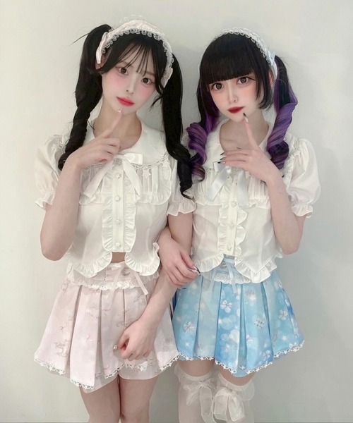Ank Rouge(アンクルージュ)の「DREAMY CONSTELLATIONスカパン(スカート・レディース・ブルー/ネイビー/ピンク・M)」の10枚目の写真