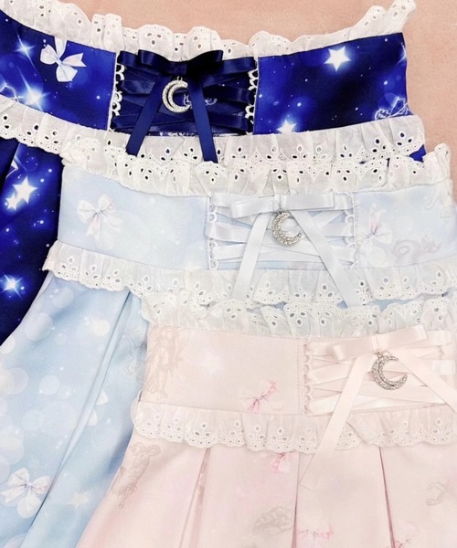 Ank Rouge(アンクルージュ)の「DREAMY CONSTELLATIONスカパン(スカート・レディース・ブルー/ネイビー/ピンク・M)」の17枚目の写真