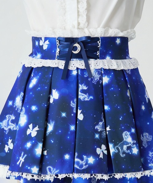 Ank Rouge(アンクルージュ)の「DREAMY CONSTELLATIONスカパン(スカート・レディース・ブルー/ネイビー/ピンク・M)」の19枚目の写真