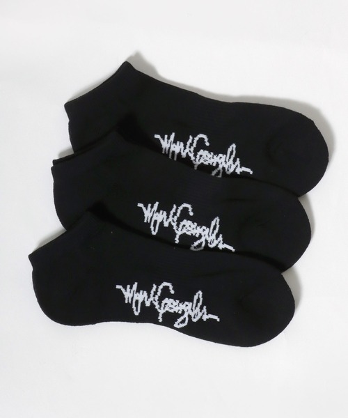 Mark Gonzales（マーク・ゴンザレス）の「MARK GONZALES/マークゴンザレス 3足セット くるぶし ショートソックス スニーカーソックス 靴下（ソックス/靴下・メンズ・ブラック/ブラック系その他/ホワイト/ホワイト系その他・25-27CM）」の8枚目の写真