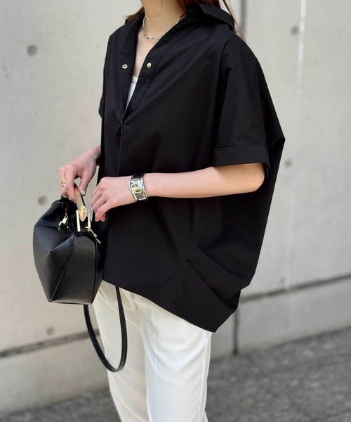 スキッパーバックコクーンシャツ Emma Taylor│STYLEDOOR スタイルドア