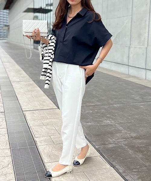 スキッパーバックコクーンシャツ Emma Taylor│STYLEDOOR スタイルドア