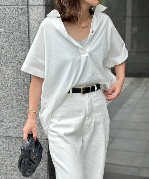 スキッパーバックコクーンシャツ Emma Taylor│STYLEDOOR スタイルドア