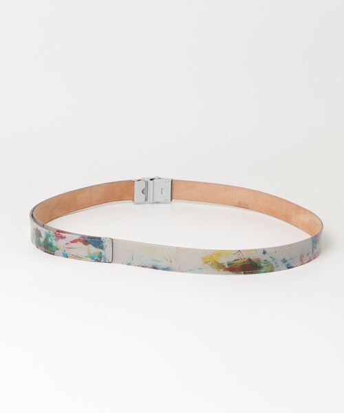 macromauro(マクロマウロ)の「【macromauro】 PATTI (BELT) / paint gray(ベルト・メンズ・A・FREE)」の2枚目の写真