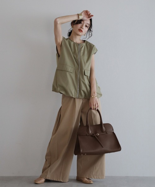 soins（ソワン）の「【牛革】ベルト付きハンドバッグ（ハンドバッグ・レディース・ダークブラウン/ブラック・FREE）」の16枚目の写真