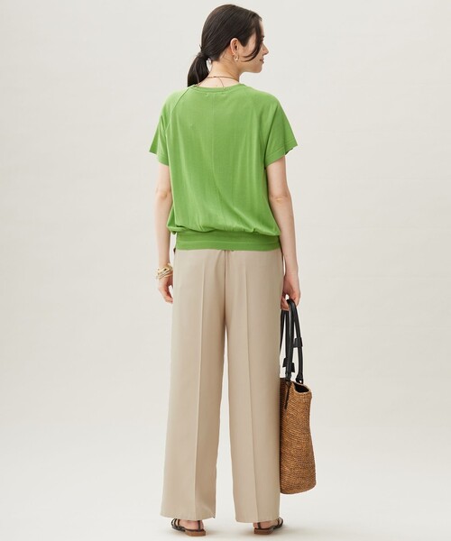 ドレーピーラグランスリーブ ニットソー