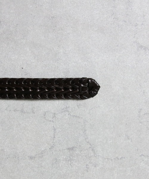 ８(eight)（エイト）の「レザーメッシュベルト（ベルト・メンズ・ダークブラウン/ブラック/ライトブラウン・FREE）」の11枚目の写真