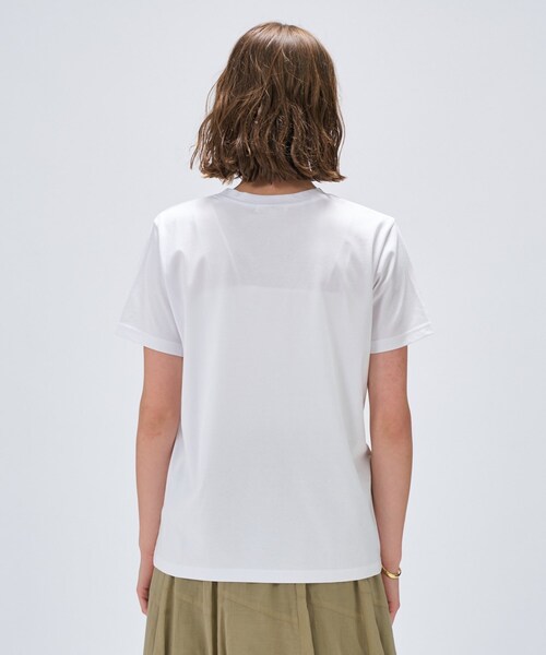 cloenc（クロエンス）の「フォト＆ロゴ プリントTシャツ（Tシャツ/カットソー・レディース・ベージュ系その他6/ベージュ系その他7/ベージュ系その他4/ホワイト系4/ホワイト系6/ベージュ系9/ベージュ系その他3/ホワイト系3/ベージュ系その他5/ホワイト系5/ホワイト系1/ホワイト系2・02）」の14枚目の写真