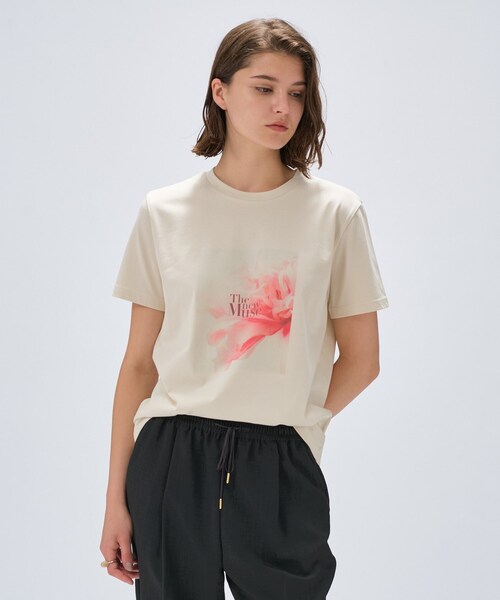 cloenc（クロエンス）の「フォト＆ロゴ プリントTシャツ（Tシャツ/カットソー・レディース・ベージュ系その他6/ベージュ系その他7/ベージュ系その他4/ホワイト系4/ホワイト系6/ベージュ系9/ベージュ系その他3/ホワイト系3/ベージュ系その他5/ホワイト系5/ホワイト系1/ホワイト系2・02）」の17枚目の写真