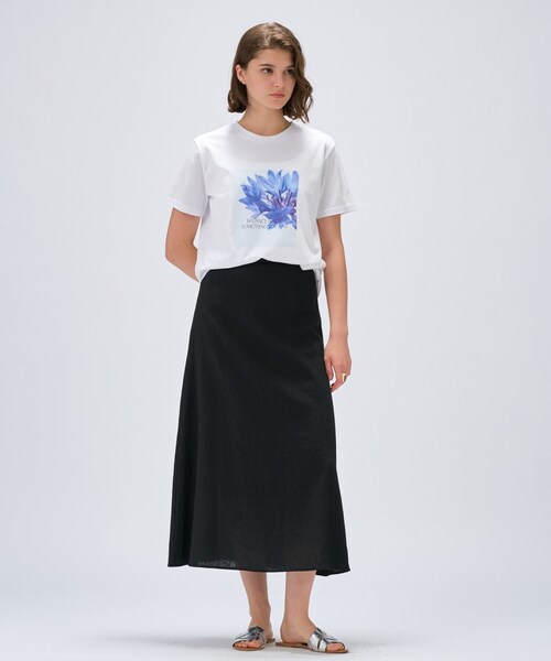 cloenc（クロエンス）の「フォト＆ロゴ プリントTシャツ（Tシャツ/カットソー・レディース・ベージュ系その他6/ベージュ系その他7/ベージュ系その他4/ホワイト系4/ホワイト系6/ベージュ系9/ベージュ系その他3/ホワイト系3/ベージュ系その他5/ホワイト系5/ホワイト系1/ホワイト系2・02）」の21枚目の写真