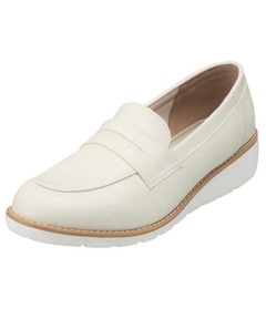 セール】【別注】SANDERS BUTT SEAM LOAFER ホワイトバックス