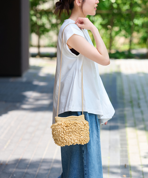 JOURNAL STANDARD relume（ジャーナルスタンダード　レリューム）の「アシンメトリーヘムデザインプルオーバー（Tシャツ/カットソー・レディース・ブラウン/ホワイト/ブラック・FREE）」の17枚目の写真