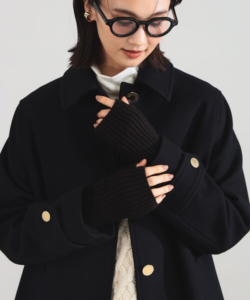 ASAUCE MELER / カシミヤ リブ アーム ウォーマー（手袋）｜ASAUCE