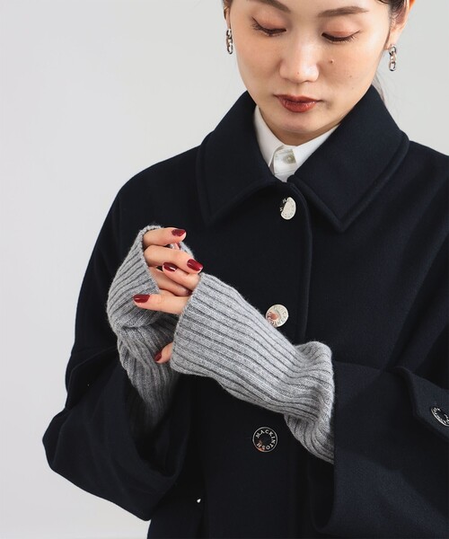 ASAUCE MELER / カシミヤ リブ アーム ウォーマー（手袋）｜ASAUCE
