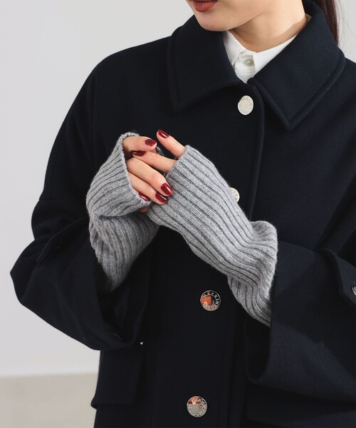 ASAUCE MELER / カシミヤ リブ アーム ウォーマー（手袋）｜ASAUCE