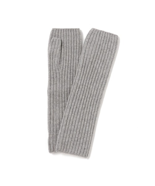 ASAUCE MELER / カシミヤ リブ アーム ウォーマー（手袋）｜ASAUCE