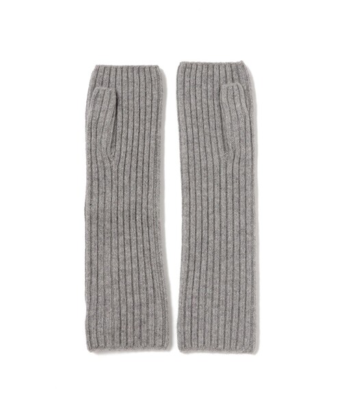 ASAUCE MELER / カシミヤ リブ アーム ウォーマー（手袋）｜ASAUCE