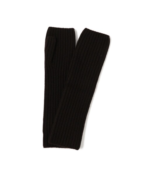 ASAUCE MELER / カシミヤ リブ アーム ウォーマー（手袋）｜ASAUCE