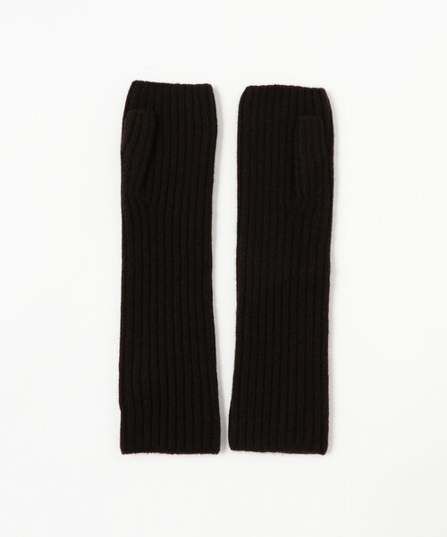 ASAUCE MELER / カシミヤ リブ アーム ウォーマー（手袋）｜ASAUCE