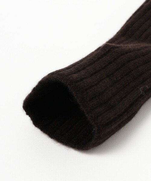 ASAUCE MELER / カシミヤ リブ アーム ウォーマー（手袋）｜ASAUCE