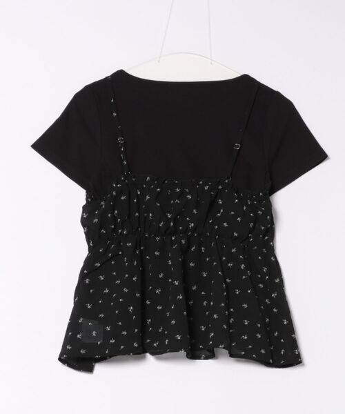 アンサンブル シュシュ付花柄キャミ×リブＴＯＰＳＳＥＴ archives アンサンブル シュシュ付花柄キャミ×リブ