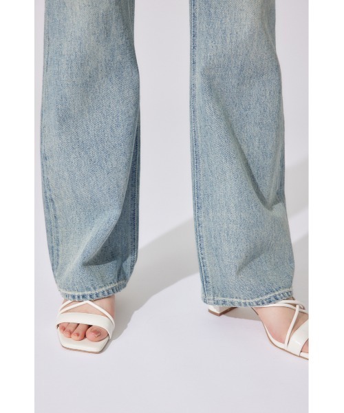 rienda（リエンダ）の「Shapely Makeジャストウエストデニムパンツ（デニムパンツ・レディース・ダークブルー/ライトブルー/ブラック・X-SMALL/SMALL/MEDIUM）」の18枚目の写真