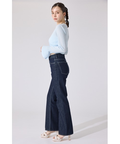 Shapely Makeジャストウエストデニムパンツ（デニムパンツ