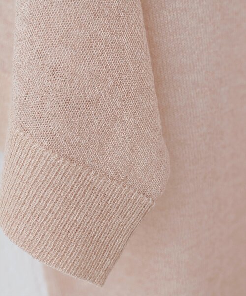 natural couture(ナチュラルクチュール)の「【WEB限定】ラメシアーゆるニットプルオーバー(ニット/セーター・レディース・オレンジ/ライトベージュ/サックスブルー/ブラック・FREE)」の12枚目の写真