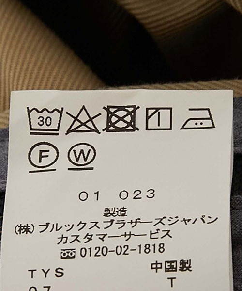 HOLLYWOOD RANCH MARKET（ハリウッドランチマーケット）の「Brooks Brothers 別注 ツイルチノ ELLIOT（スラックス・メンズ・ホワイト/ベージュ・30/32/34/36）」の13枚目の写真