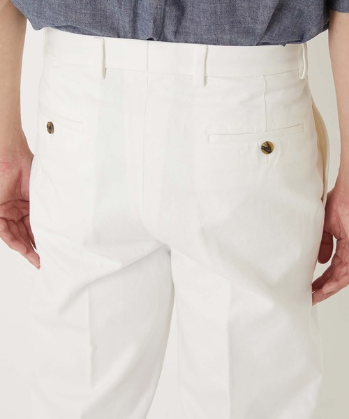 HOLLYWOOD RANCH MARKET（ハリウッドランチマーケット）の「Brooks Brothers 別注 ツイルチノ ELLIOT（スラックス・メンズ・ホワイト/ベージュ・30/32/34/36）」の4枚目の写真