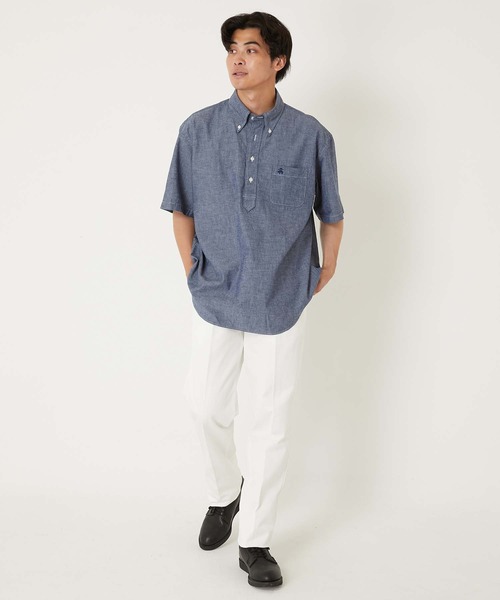 HOLLYWOOD RANCH MARKET（ハリウッドランチマーケット）の「Brooks Brothers 別注 ツイルチノ ELLIOT（スラックス・メンズ・ホワイト/ベージュ・30/32/34/36）」の6枚目の写真