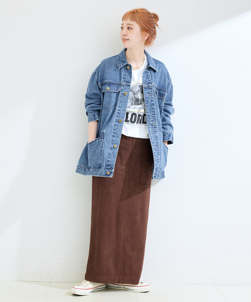 B.C STOCK（ベーセーストック）の「《追加》ウォッシャブル / DU JOUR/デュ ジュール RIDING JEAN JACKET（デニムジャケット・レディース・ブルー・FREE）」の20枚目の写真