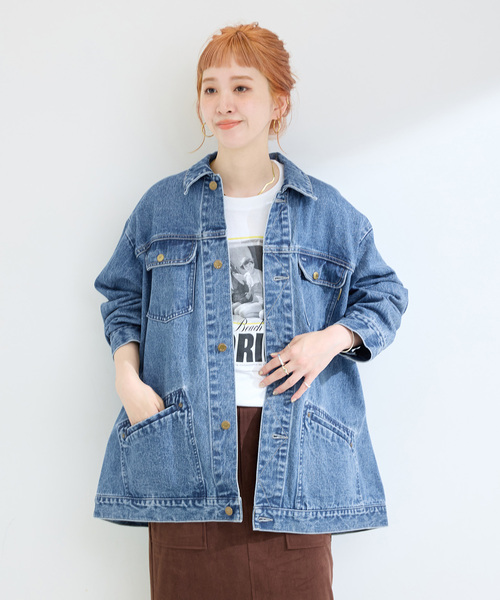 追加》ウォッシャブル / DU JOUR/デュ ジュール RIDING JEAN JACKET