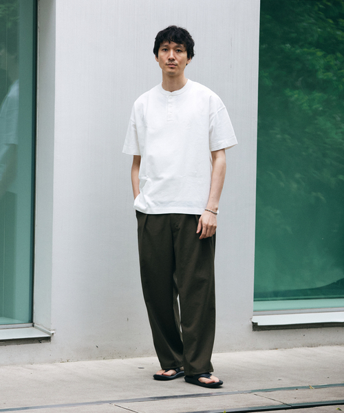 JOURNAL STANDARD(ジャーナルスタンダード)の「”吸水速乾 / 接触冷感” EVALET オーバーパンツ / セットアップ対応(その他パンツ・メンズ・ブラック系その他/サックスブルー/ブラウン/ベージュ・SMALL/MEDIUM/LARGE)」の6枚目の写真