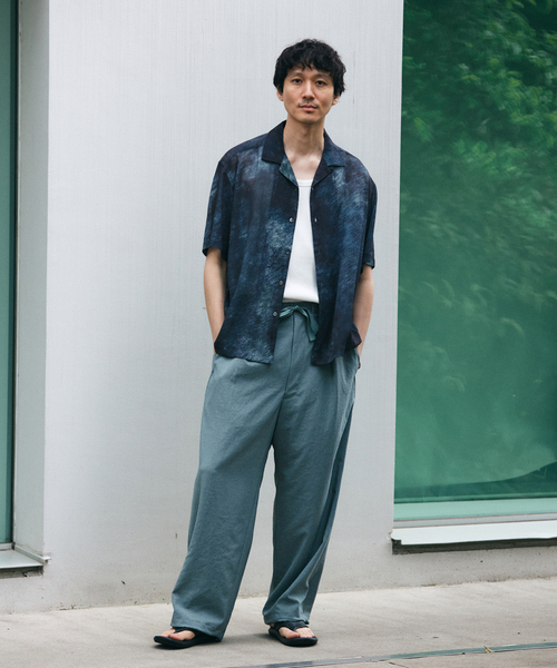 JOURNAL STANDARD(ジャーナルスタンダード)の「”吸水速乾 / 接触冷感” EVALET オーバーパンツ / セットアップ対応(その他パンツ・メンズ・ブラック系その他/サックスブルー/ブラウン/ベージュ・SMALL/MEDIUM/LARGE)」の8枚目の写真