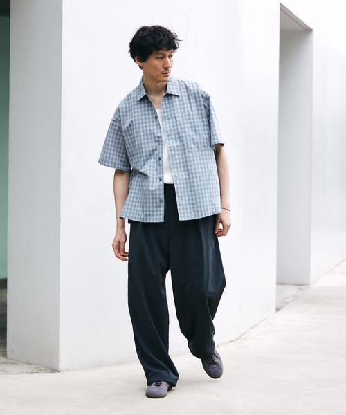 JOURNAL STANDARD(ジャーナルスタンダード)の「”吸水速乾 / 接触冷感” EVALET オーバーパンツ / セットアップ対応(その他パンツ・メンズ・ブラック系その他/サックスブルー/ブラウン/ベージュ・SMALL/MEDIUM/LARGE)」の9枚目の写真