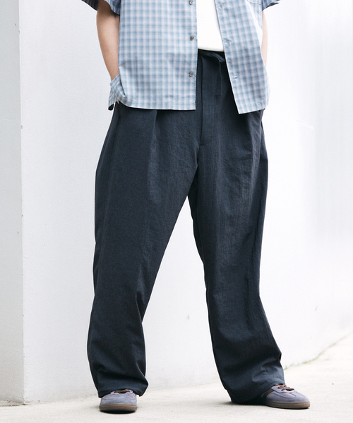 JOURNAL STANDARD(ジャーナルスタンダード)の「”吸水速乾 / 接触冷感” EVALET オーバーパンツ / セットアップ対応(その他パンツ・メンズ・ブラック系その他/サックスブルー/ブラウン/ベージュ・SMALL/MEDIUM/LARGE)」の12枚目の写真