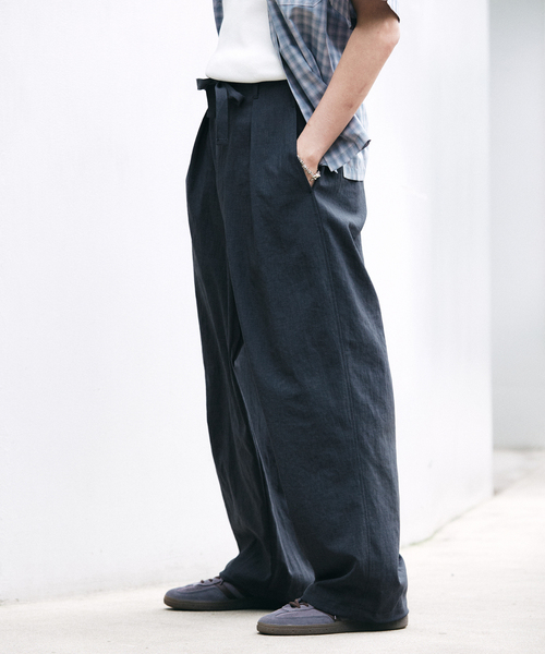 JOURNAL STANDARD(ジャーナルスタンダード)の「”吸水速乾 / 接触冷感” EVALET オーバーパンツ / セットアップ対応(その他パンツ・メンズ・ブラック系その他/サックスブルー/ブラウン/ベージュ・SMALL/MEDIUM/LARGE)」の13枚目の写真