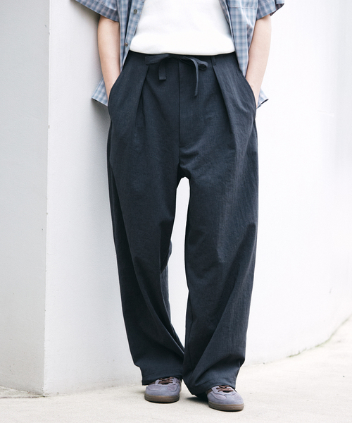 JOURNAL STANDARD(ジャーナルスタンダード)の「”吸水速乾 / 接触冷感” EVALET オーバーパンツ / セットアップ対応(その他パンツ・メンズ・ブラック系その他/サックスブルー/ブラウン/ベージュ・SMALL/MEDIUM/LARGE)」の14枚目の写真