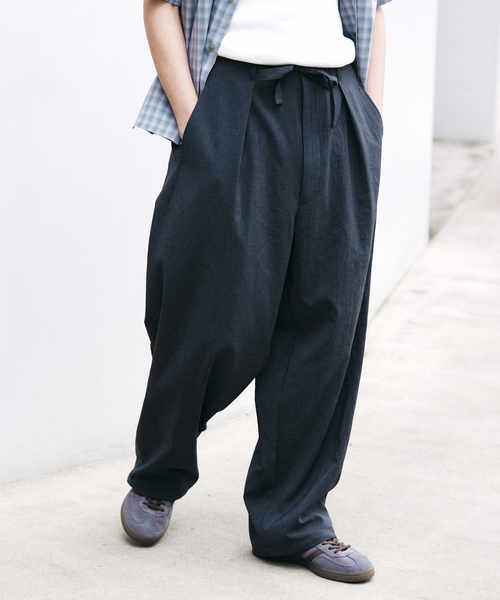 JOURNAL STANDARD(ジャーナルスタンダード)の「”吸水速乾 / 接触冷感” EVALET オーバーパンツ / セットアップ対応(その他パンツ・メンズ・ブラック系その他/サックスブルー/ブラウン/ベージュ・SMALL/MEDIUM/LARGE)」の15枚目の写真