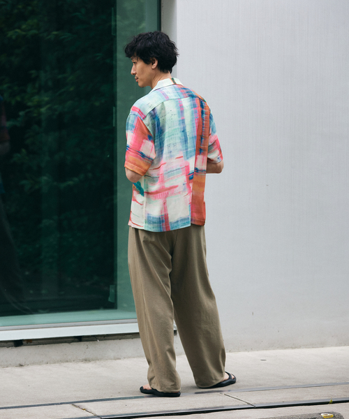 ”吸水速乾 / 接触冷感” EVALET シャドーチェック オーバーパンツ JOURNAL STANDARD（ジャーナルスタンダード）の「”吸水速乾